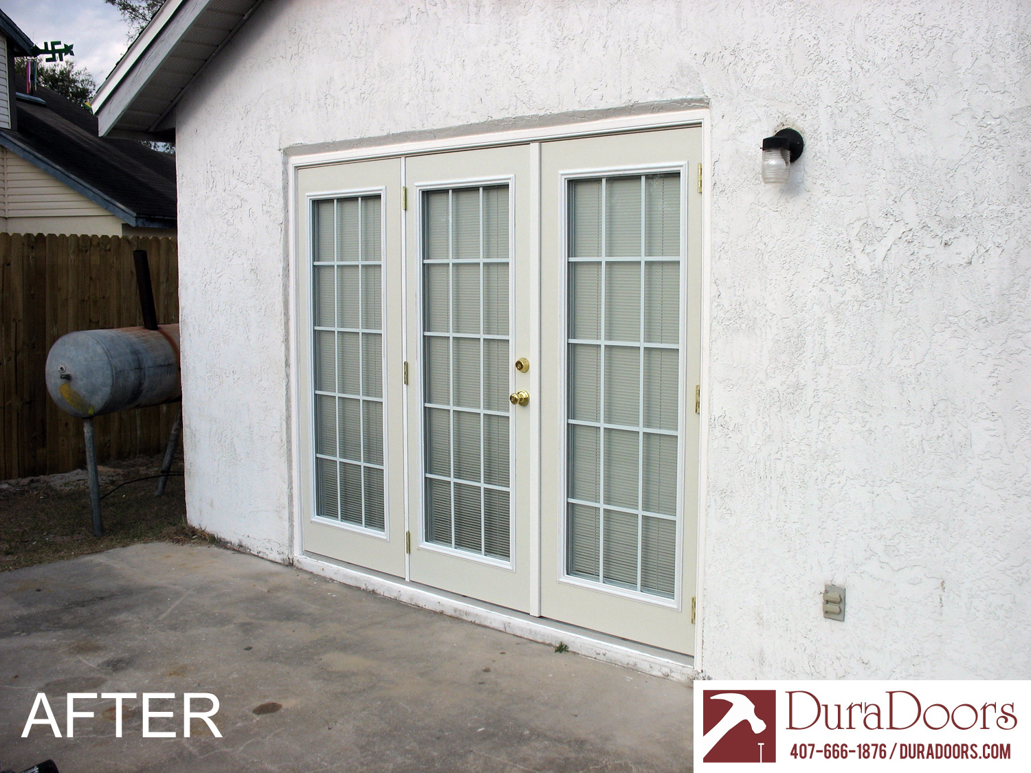 French Doors with Triple Glazed Doorglass | DuraDoors